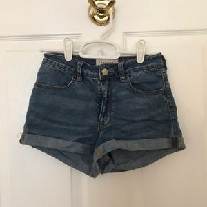 pacsun denim shorts